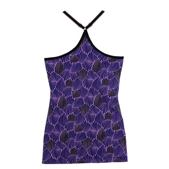 Champion Womens Racerback Top XS Purple & Black Patterned - Picture 4 of 6